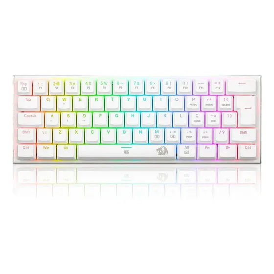 Teclado Mecânico Gamer Redragon Anivia, Rgb, Switch Azul, Ab