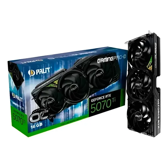 Placa De Vídeo Palit Geforce Rtx 5070 Ti 16gb Gamingpro-s /