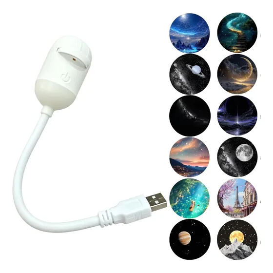 Projector Night Light, 360° Adjustable Hd Star Projector