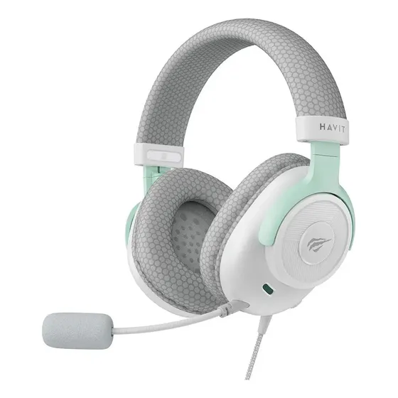 Headset Gamer Havit H2230E 50mm P2 Com Microfone Branco