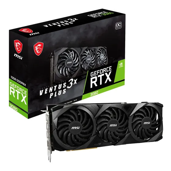 Placa Gráfica Msi Gaming Geforce Rtx 3080 Lhr 10gb Gddr6x