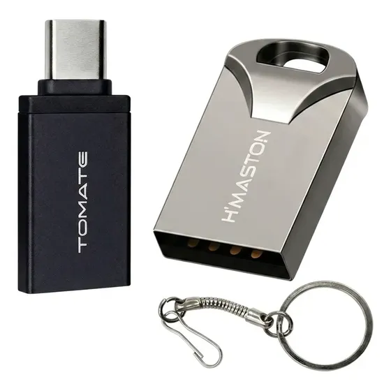 Kit Pendrive 16gb + Adaptador Otg Usb Tipo C Kit Pendrive 16gb + Adaptador Otg Usb Tipo C