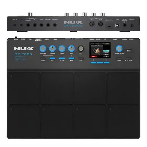 Sample Pad De Efeitos Nux Dp2000 Octapad Bateria Eletronica