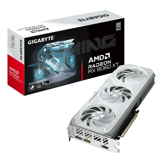 Placa De Vídeo Gigabyte Gaming Oc Ice Amd Rx 9060 Xt 16gb Placa De Vídeo Gigabyte Gaming Oc Ice Amd Rx 9060 Xt 16gb