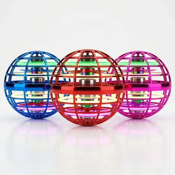 Bola Voadora Spinner Led Drone Brinquedo Boomerang Flutuante