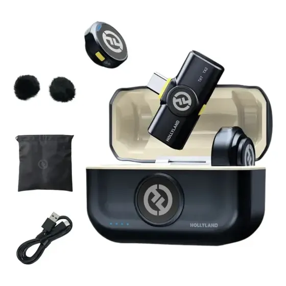Microfone Hollyland Lark M2 Usb-c Sem Fio Para Celular