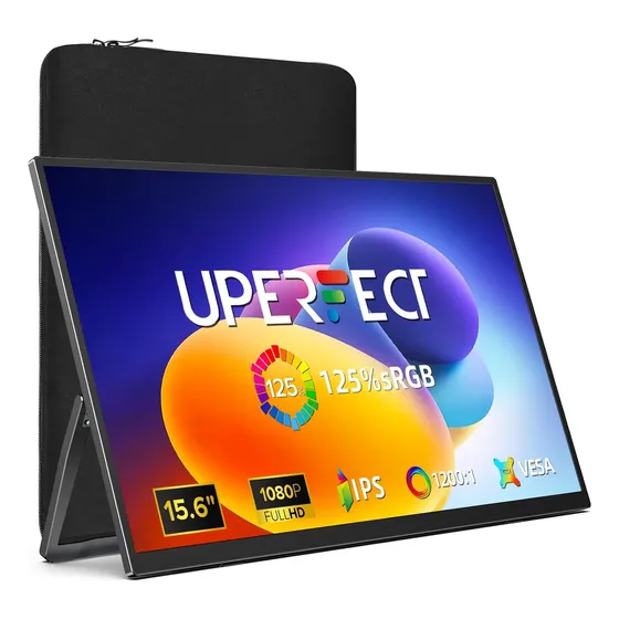 Monitor Gamer Portátil Uperfect 15.6 Fhd Hdmi Usb-c + Bolsa