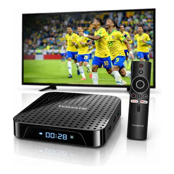 Tv Box Android 4k Controle Voz C/play Store Baixa Aplicativo Tv Box Android 4k Controle Voz C/play Store Baixa Aplicativo