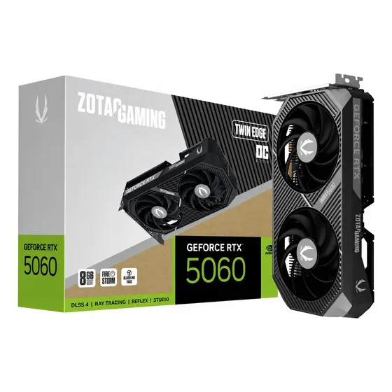 Placa De Video Geforce Zotac Twin Edge Oc Rtx 5060 8gb 128bt
