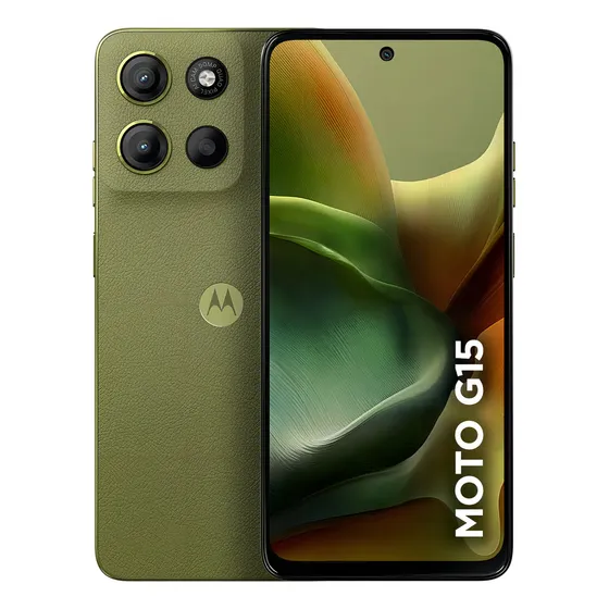 Smartphone Motorola Moto G15 256gb 4GB RAM + 8GB RAM Boost Camera 50mp Verde (Novo com caixa aberta)