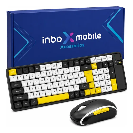 Kit Teclado E Mouse Sem Fio Bluetooth Wireless Recarregável Kit Teclado E Mouse Sem Fio Bluetooth Wireless Recarregável