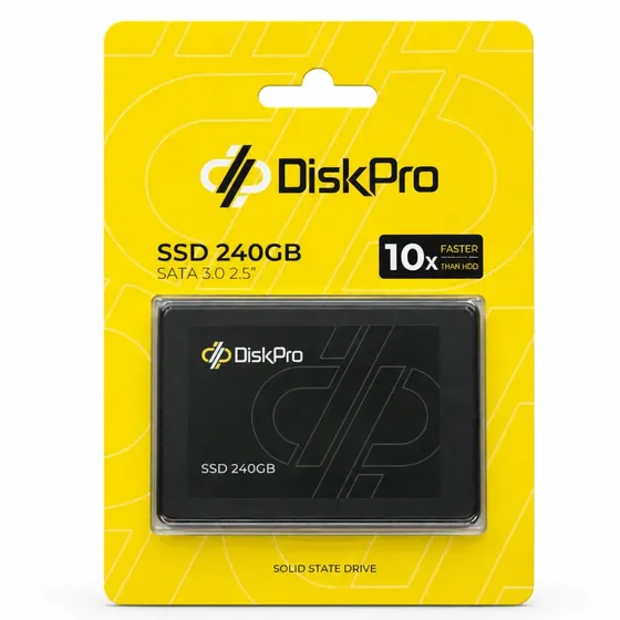 SSD DiskPro 240GB SATA III 2.5" Interno PC Notebook