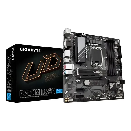 Placa Mãe Gigabyte B760m Ds3h Intel Lga 1700