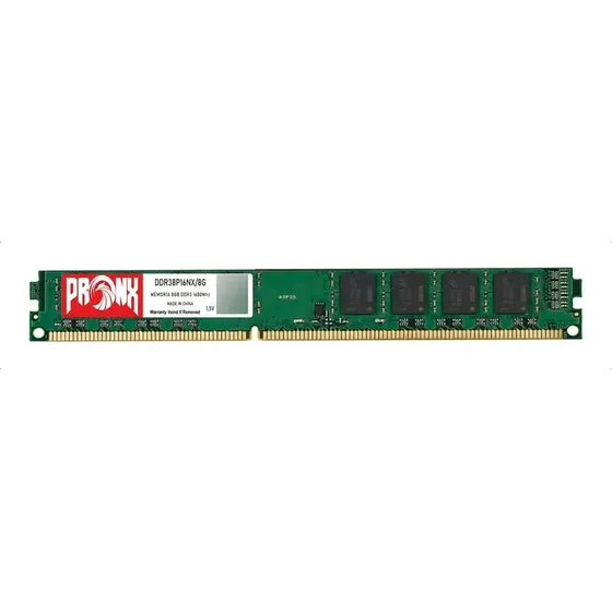 Memoria Ram Pc 8gb Ddr3 1600mhz Desktop Computador Gamer pronx
