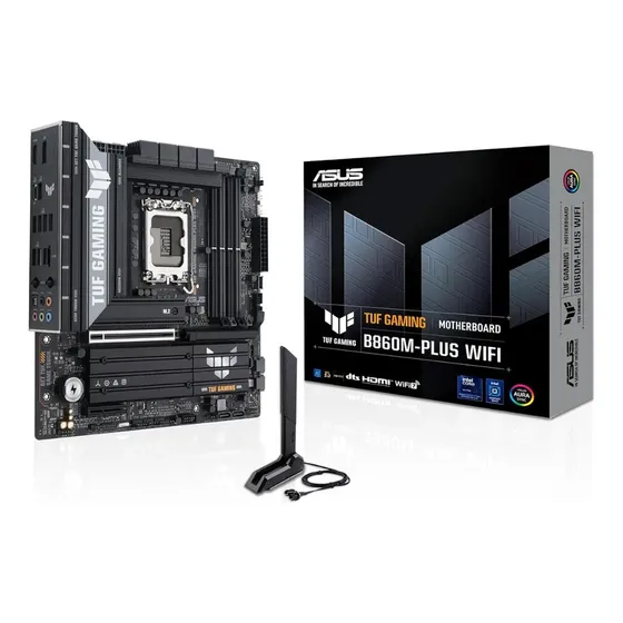 Placa Mãe Asus Tuf Gaming B860m-plus Wifi, Chipset B860, Int
