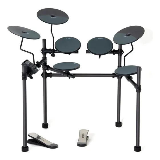 Bateria Eletrônica Dtech Pulse de 4 Corpos com Pads em EVA