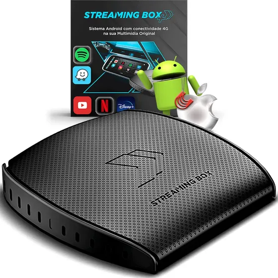 Streaming Box Plus Carplay Automotivo 64gb 4gb Faaftech