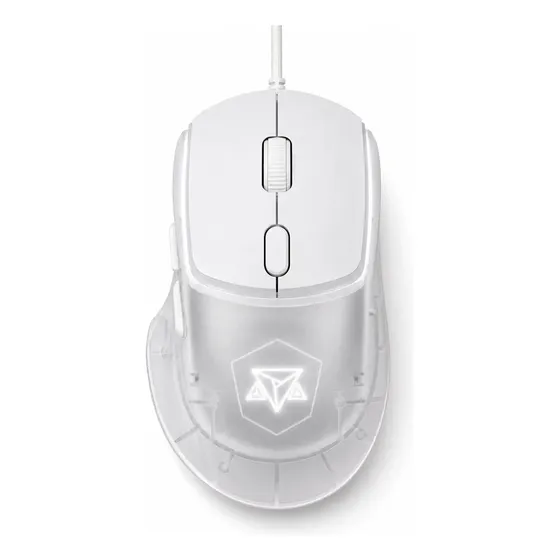 Mouse Gamer RGB Adamantiun Flex M12 ajustável 1ms 16.000 dpi USB com Mouse Pad