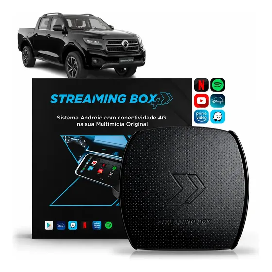 Streaming Box Carro Octa-core 4gb Ram 64g+128g Android Auto