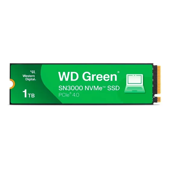 Ssd M.2 Western Digital Wd Green Sn3000 1tb Nvme Pcie Gen4