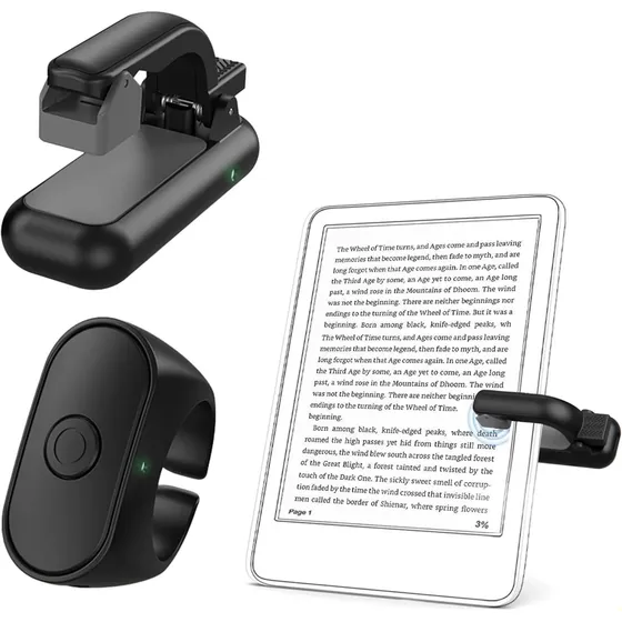 Anel Page Turner De Controle Remoto Para Kindle Paperwhite .