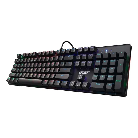 Teclado Gamer Acer Nitro Led Retroiluminado Rgb Usb Abnt 2