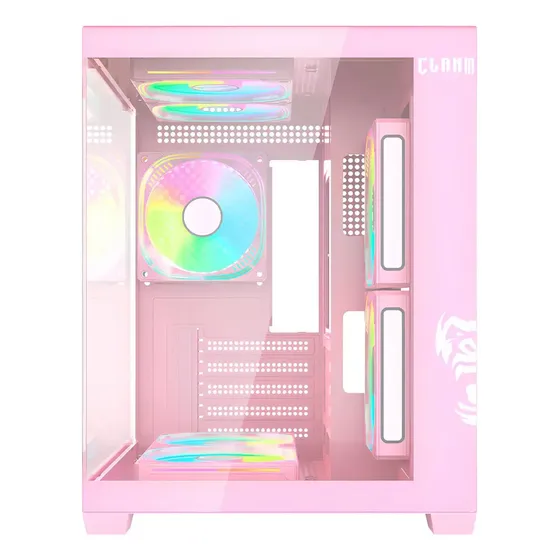 Gabinete Gamer Com Vidro Frontal Placas M-atx M-itx