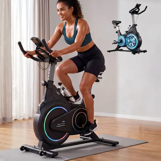 Bicicleta Ergometrica Spinning Zrse Silenciosa Volante 12kg
