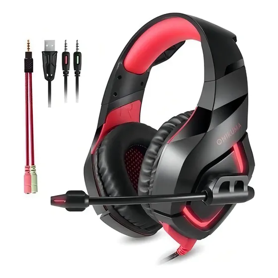 Headset Fone Game Mic Para Pc Ps4 Xbox Celular Onikuma K1b