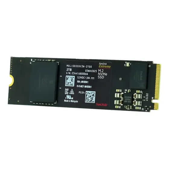 Ssd Nvme M.2 2280 Sandisk Extreme 2tb Sdssdx3n-2t00-g26 4.0