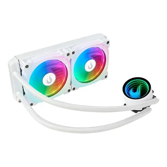 Water Cooler Gamer Rise Mode Aura Frost, 240mm Argb, Branco