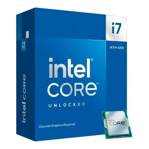 Processador Intel Core i7-14700KF, 3.4GHz (5.6 GHz Max Turbo), Cache 33MB, 20 Núcleos, 28 Threads, LGA 1700
