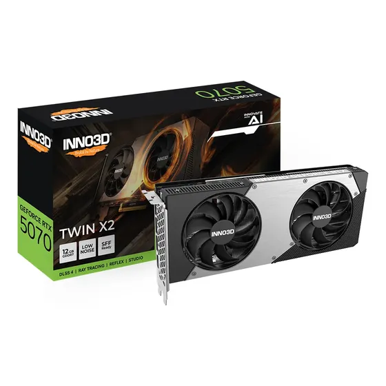 Placa De Vídeo Inno3d Rtx 5070 Twin X2 12gb Gddr7