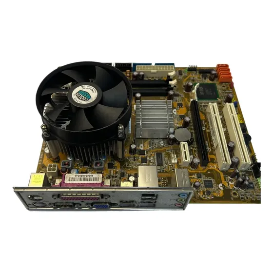 Kit Placa Mãe 775 +core 2 Duo E8400 Mem 4gb + Cooler