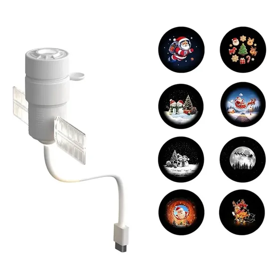 Halloween/christmas Projector Night Light, 2-in-1
