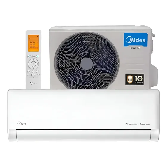 Ar-condicionado Split Inverter Midea 9000 Btus Ai Ecomaster - Branco