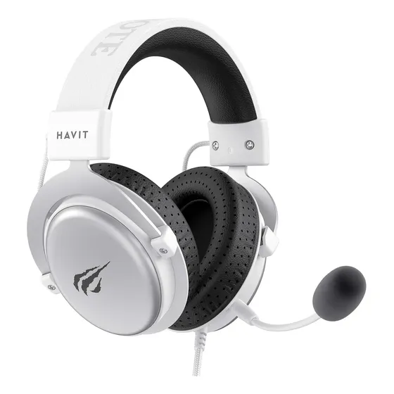 Fone De Ouvido Gamer Headset Havit H2015d Pc Consoles Branco