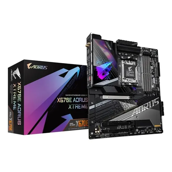 Placa Mãe Gigabyte X670e Aorus Xtreme Wifi Am5 Ddr5 E-atx Cor SC