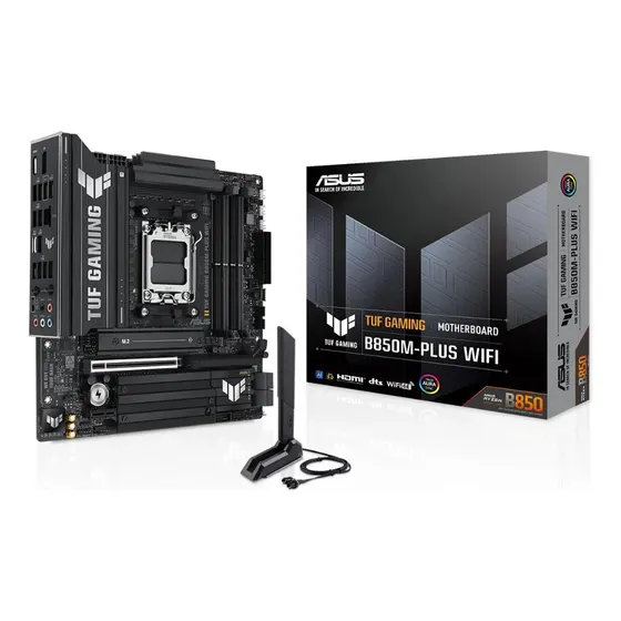 Placa Mãe Asus Tuf Gaming B850m-plus Wifi, Chipset B850, Amd