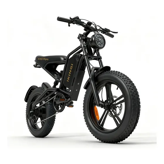 Bicicleta Eletrica Adulto Ikingi 1000w Aro 20 Pneu Largo