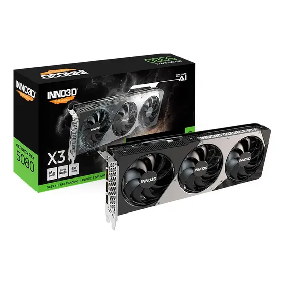 Placa De Video Inno3d Geforce Rtx 5080 X3 16gb Gddr7 256bits
