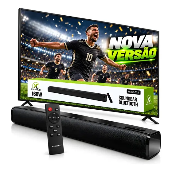 Soundbar Som Para Casa Sound Bar Gamer Potente Smart Tv Usb