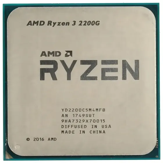 Processador Gamer Amd Ryzen 3 2200g Yd2200c5m4mfb De 4 Núcle