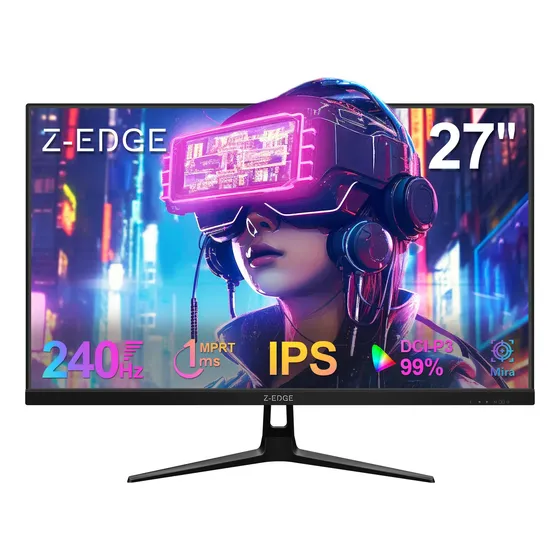Monitor Gamer Z-edge Com Tela De 27 240hz E Resolução Fhd