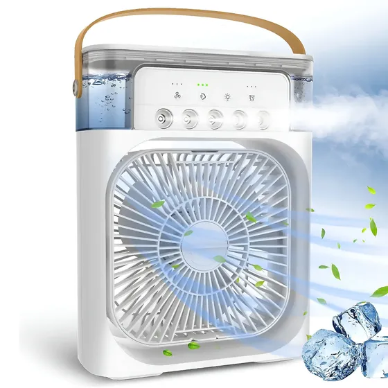 Mini Ventilador Climatizador De Ar Com Reservatório Água