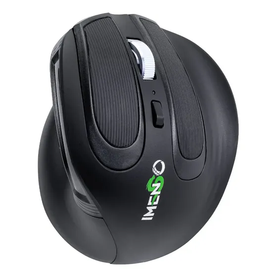 Mouse Super Ergonômico Bluetooth 5.1 Gamer Rgb Imenso Cor Preto