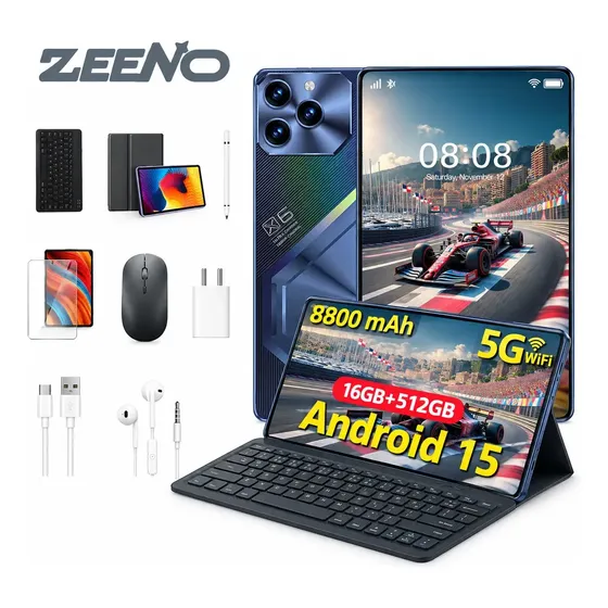 Tablet Pad6 Pro 512gb Armazenamento 16gb Ram 2.5k Android 15, Bateria 8800mAh, Tela 11.6 2.5K HD+ IPS