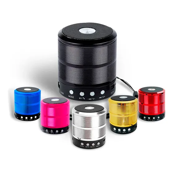Mini Caixinha De Som Bluetooth Sem Fio Portátil Radio Fm
