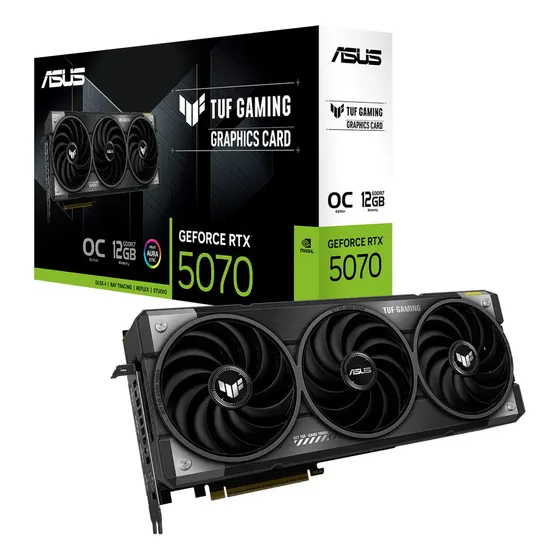 Placa De Vídeo Asus Tuf Gaming Rtx 5070 12gb Gddr7 Oc
