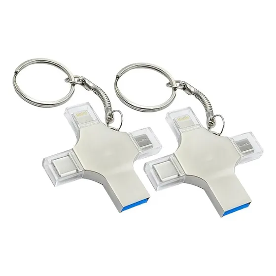 L J 2 Peças Pendrive 1tb Usb Flash Tipo C